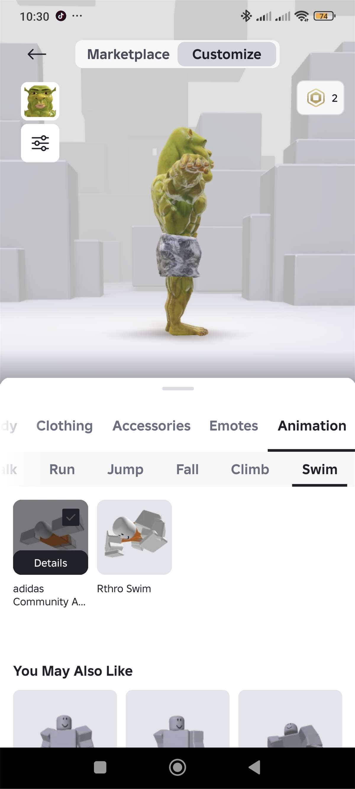 продажа аккаунта к игре Roblox