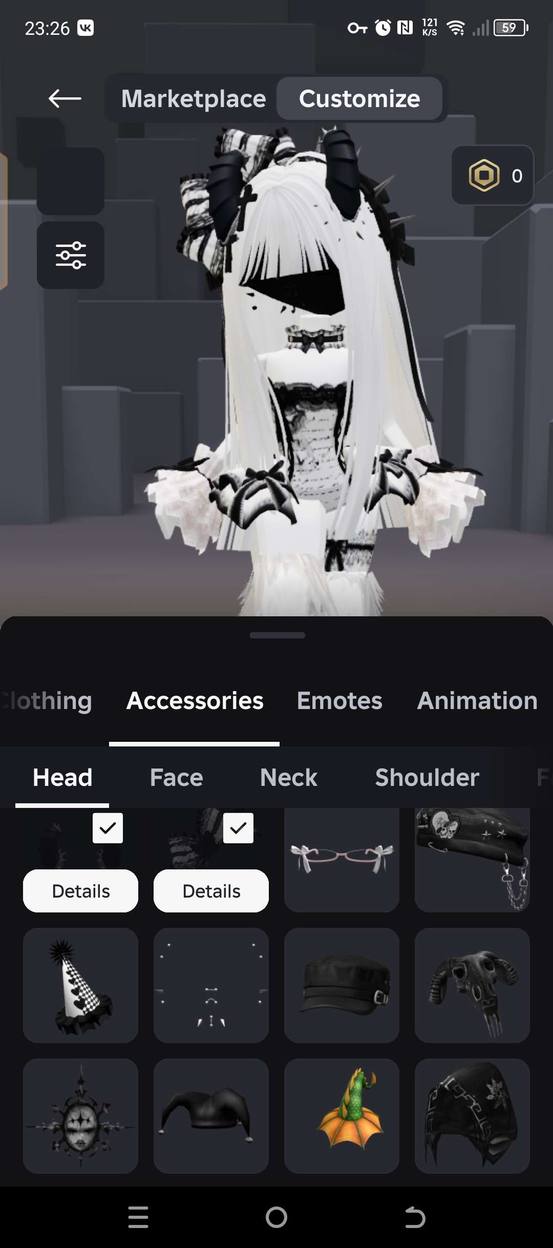 продажа аккаунта к игре Roblox