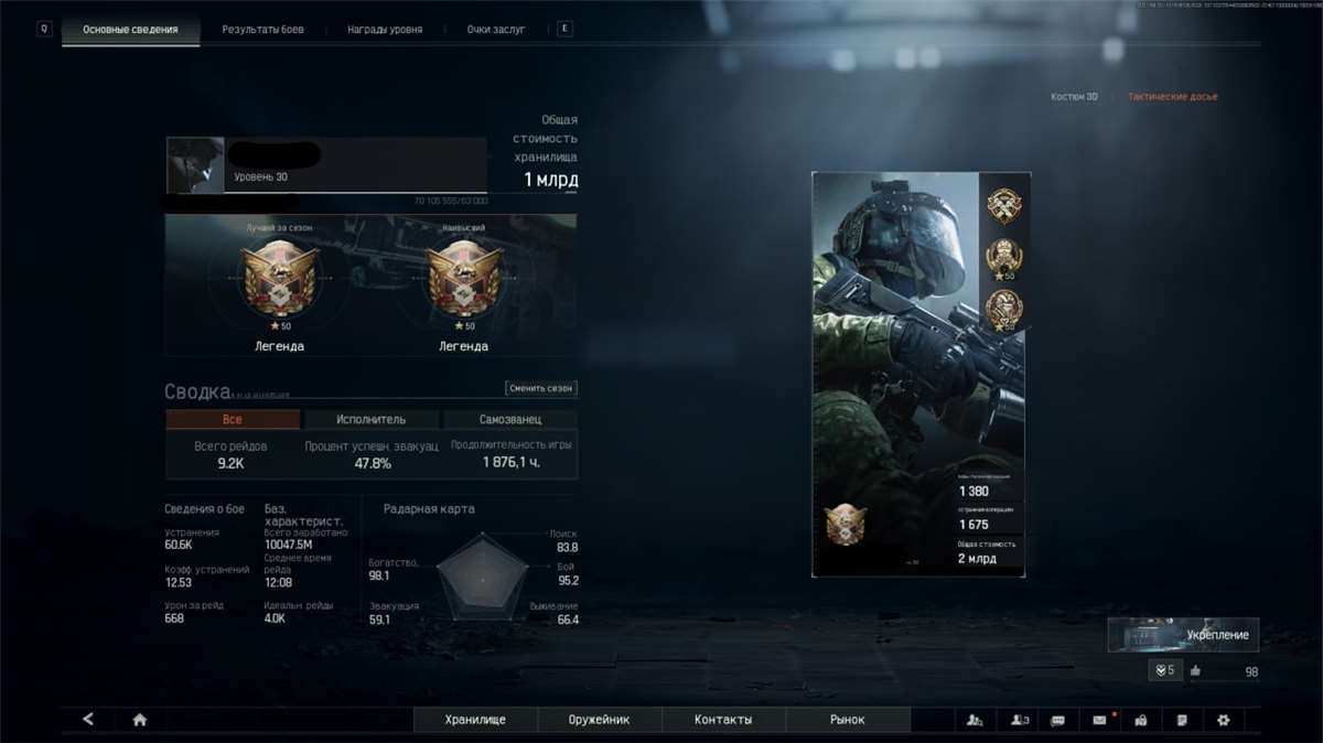 продажа аккаунта к игре Arena Breakout