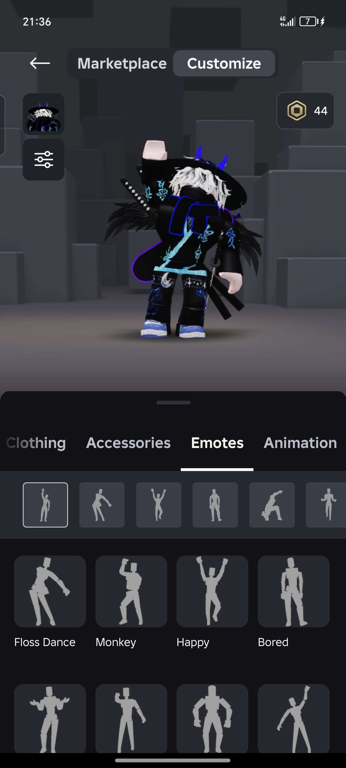 продажа аккаунта к игре Roblox