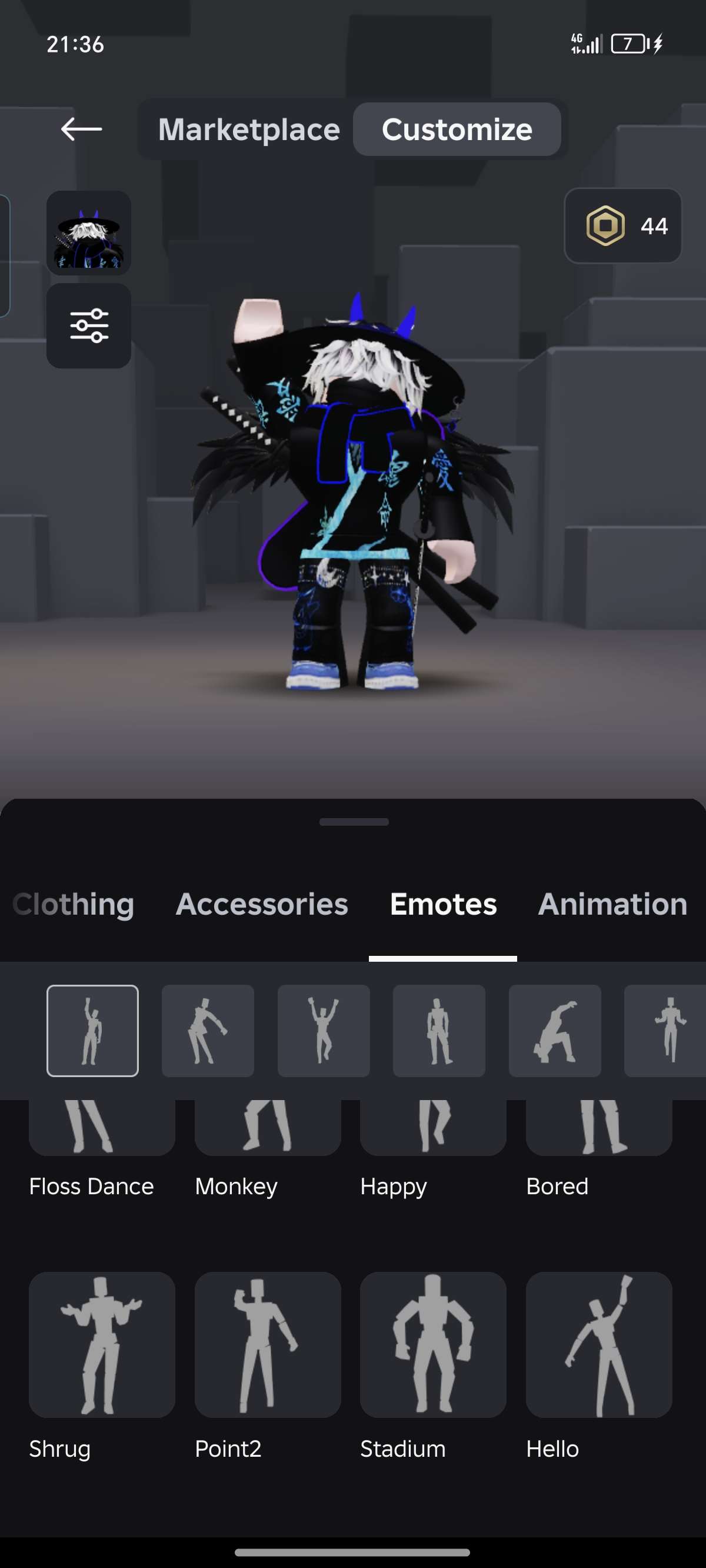 продажа аккаунта к игре Roblox