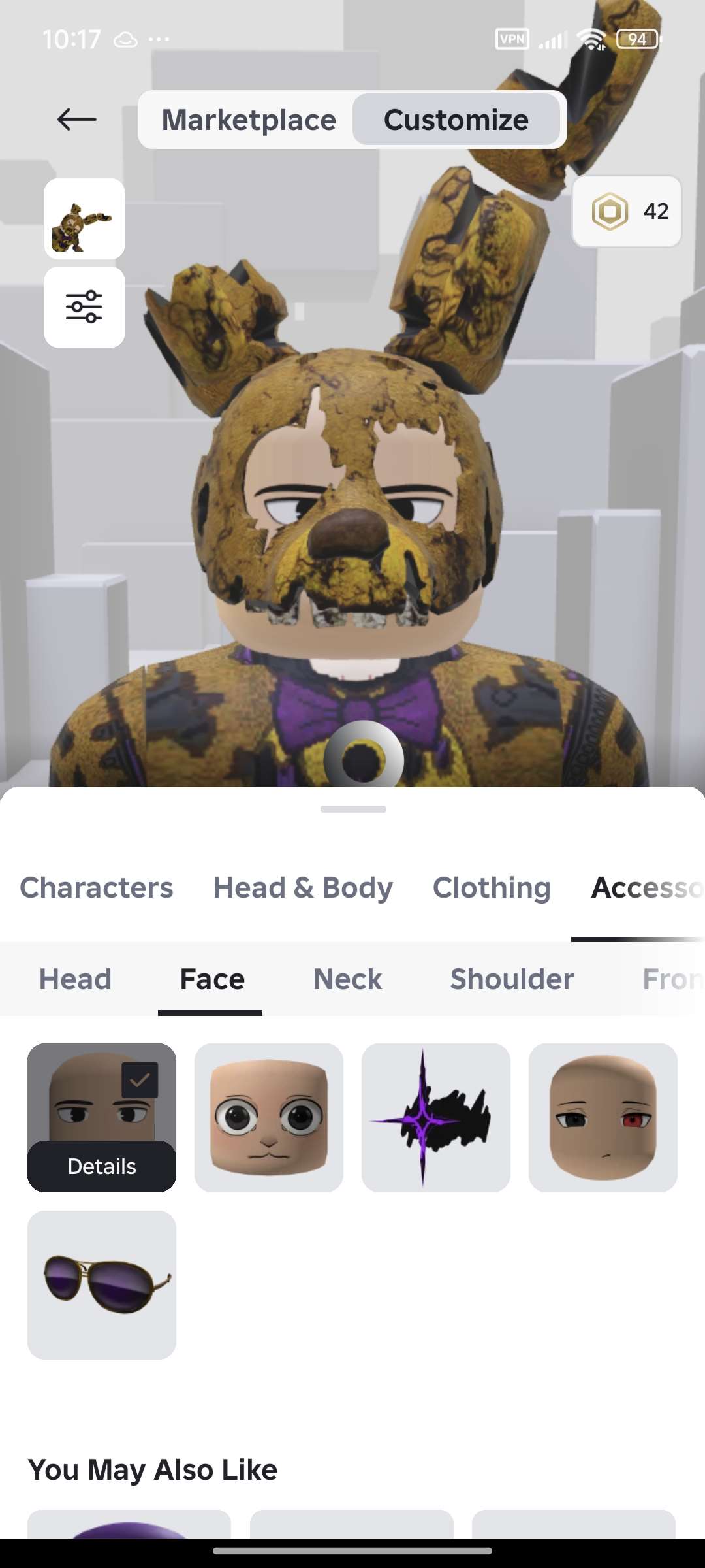 продажа аккаунта к игре Roblox