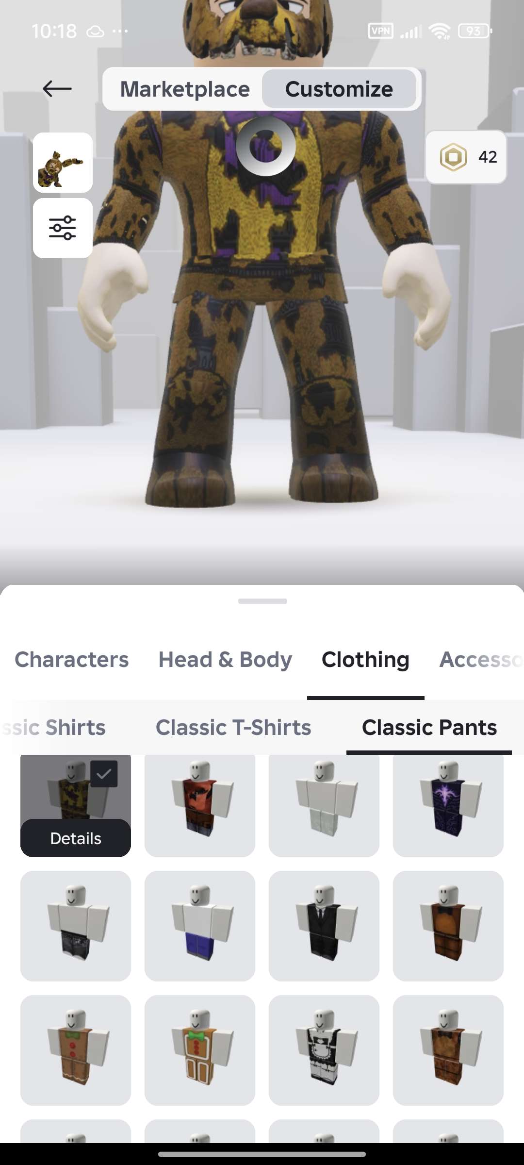 продажа аккаунта к игре Roblox