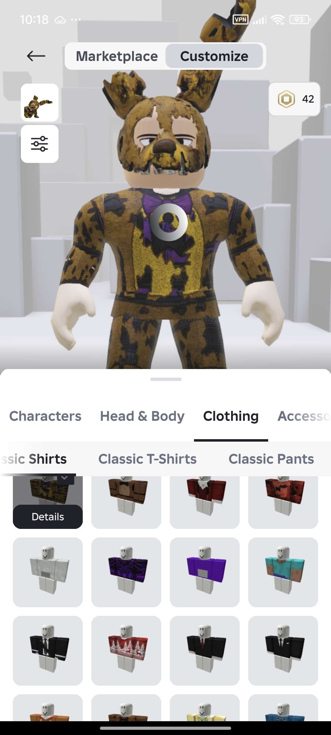 продажа аккаунта к игре Roblox