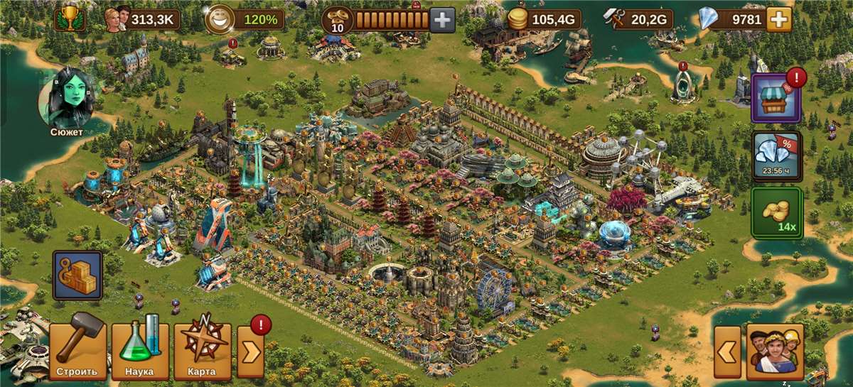 продажа аккаунта к игре Forge of Empires