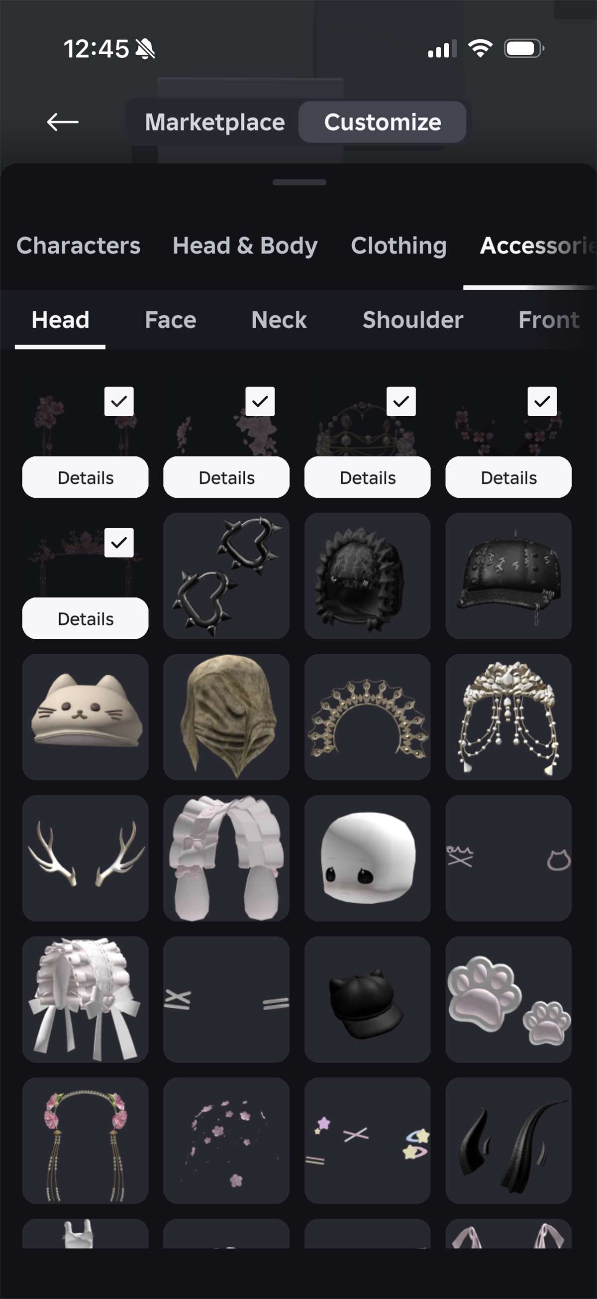 продажа аккаунта к игре Roblox