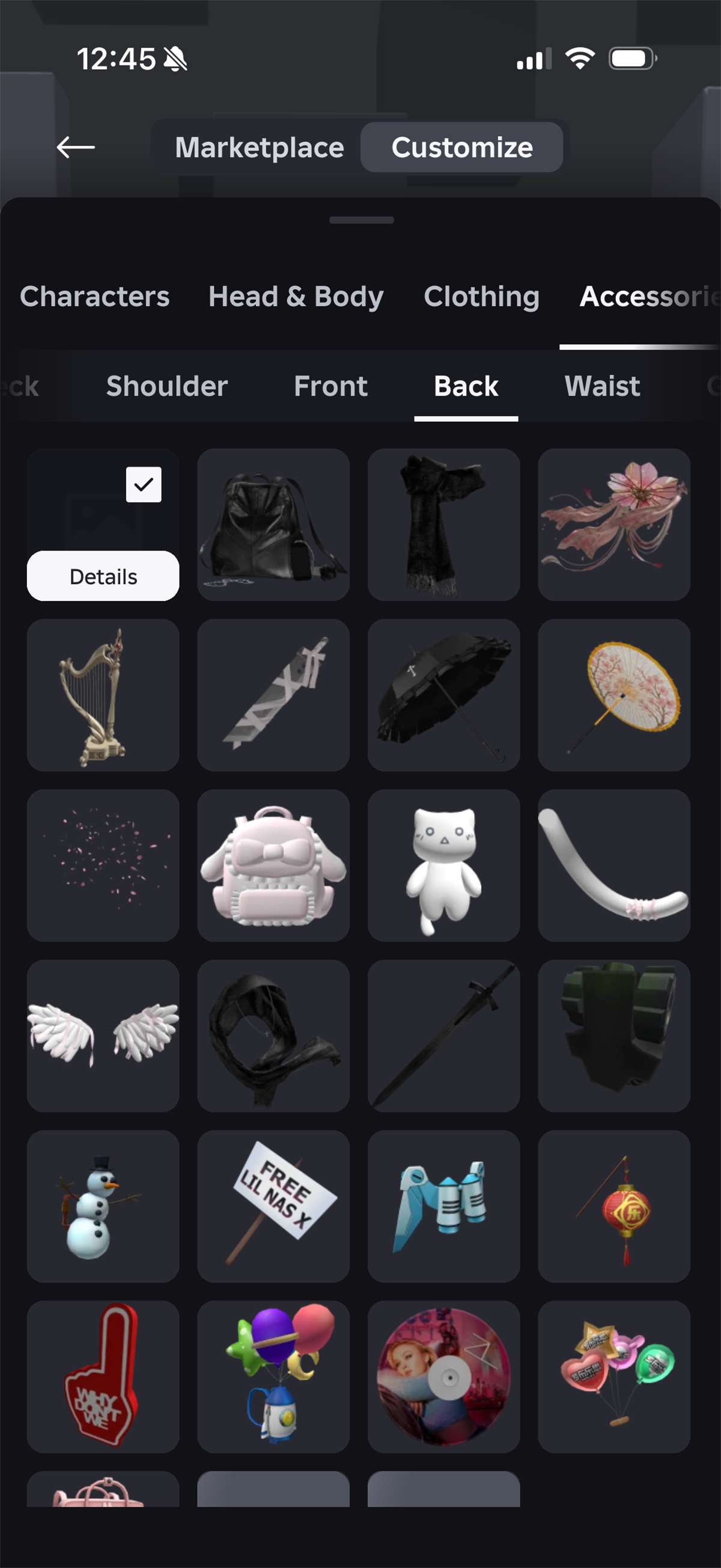 продажа аккаунта к игре Roblox