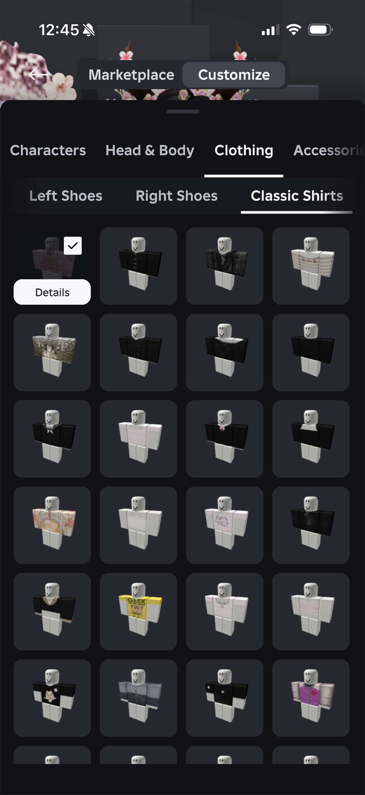 продажа аккаунта к игре Roblox