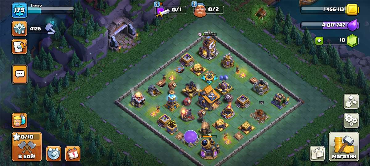 продажа аккаунта к игре Clash of Clans