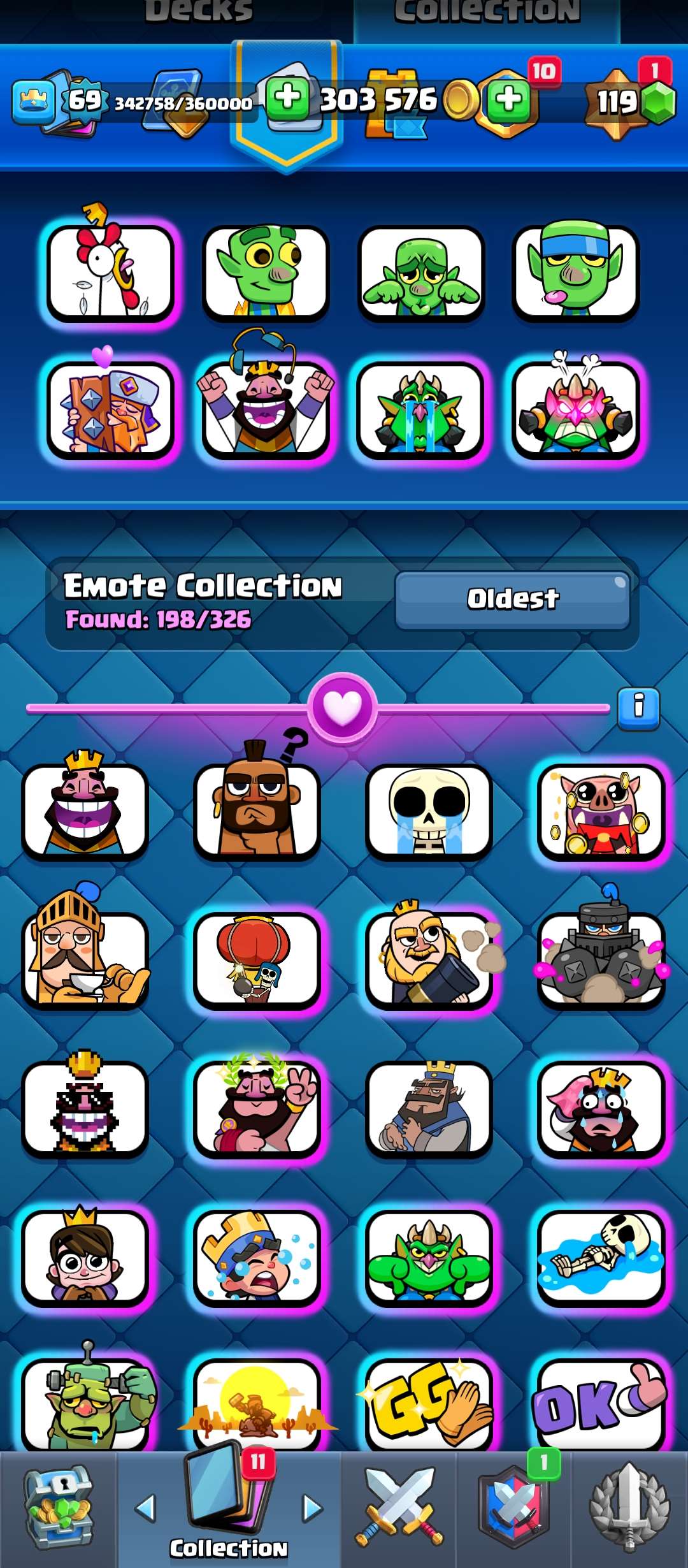 продажа аккаунта к игре Clash Royale