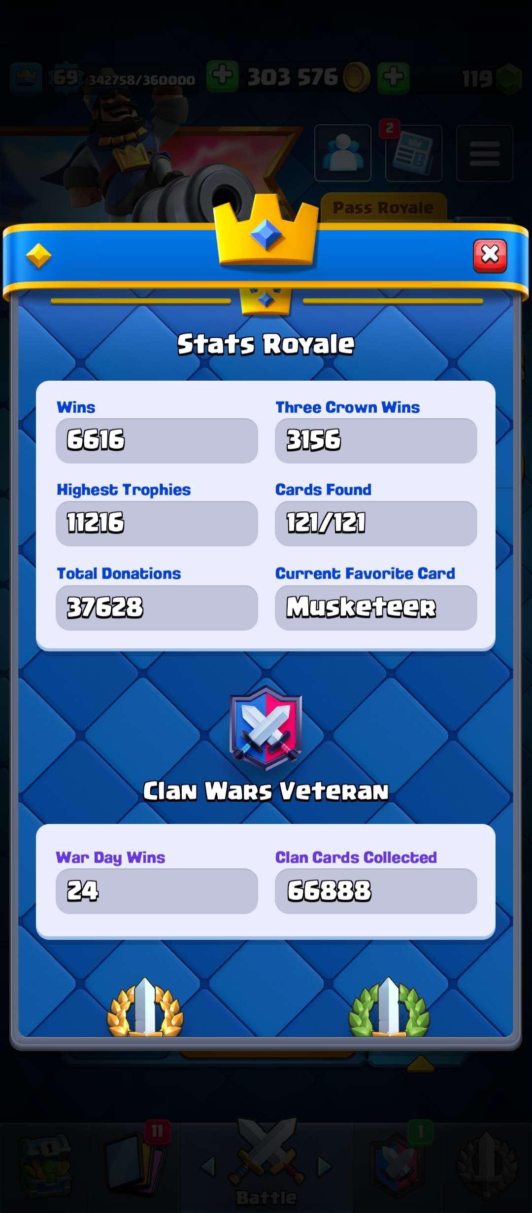 продажа аккаунта к игре Clash Royale