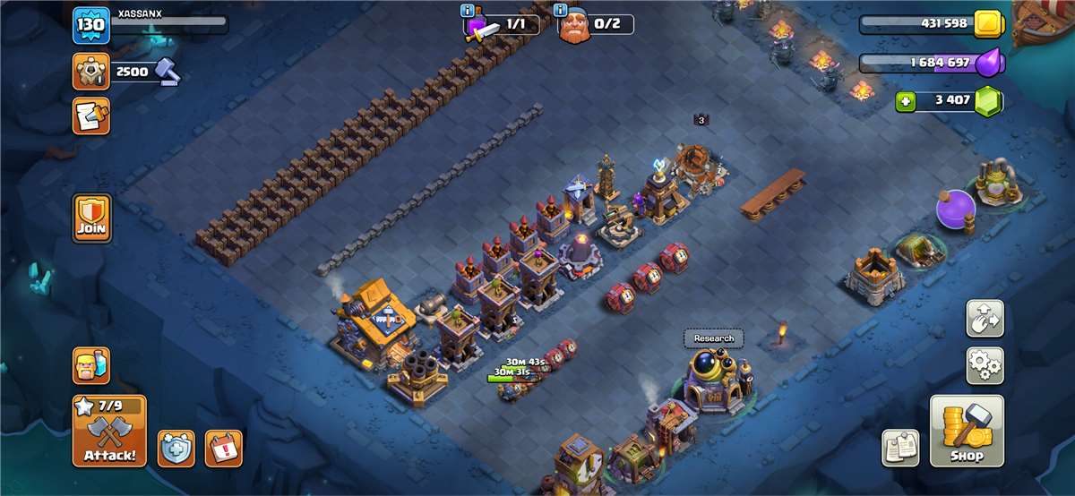 продажа аккаунта к игре Clash of Clans