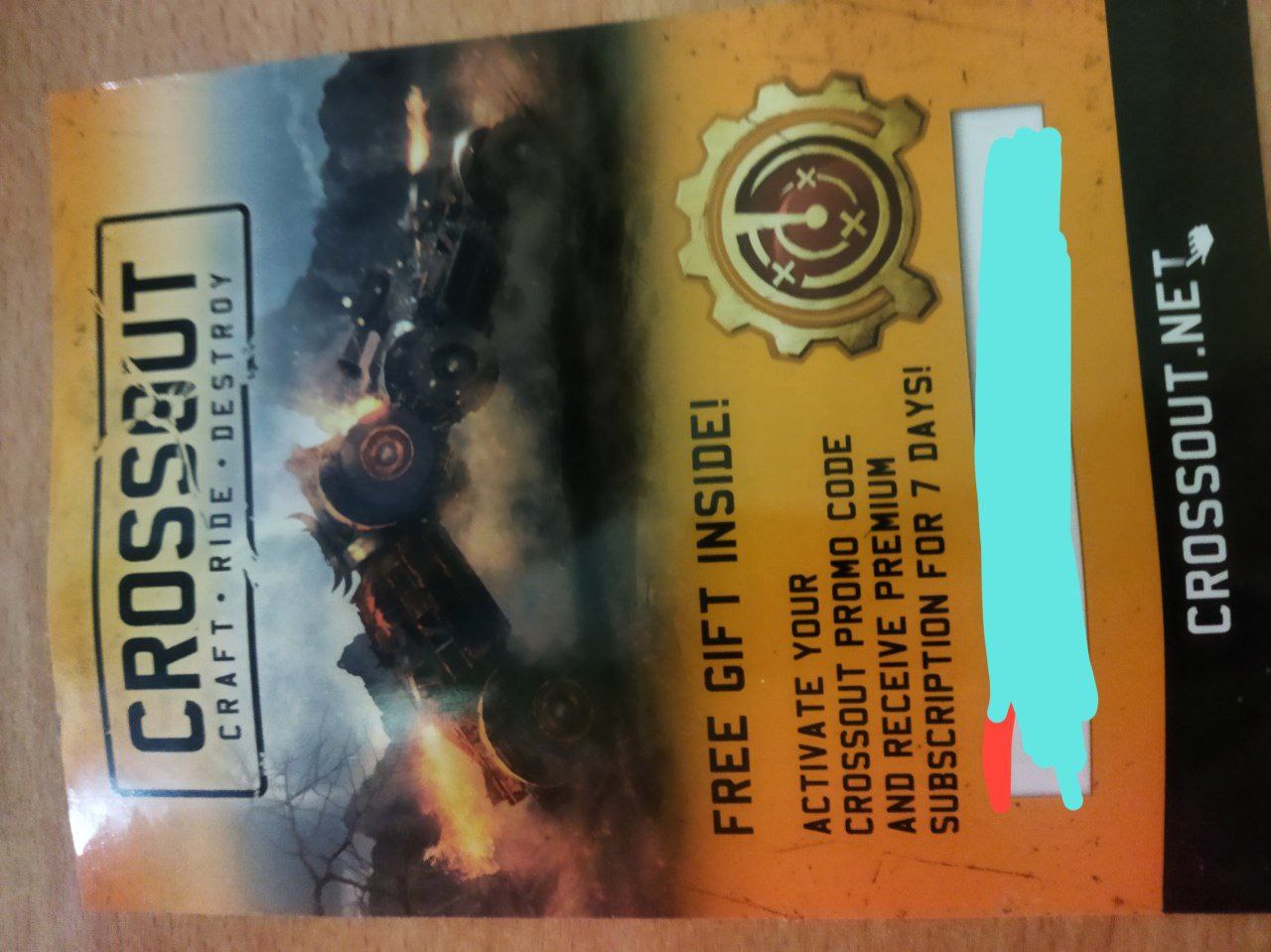 продажа предметов, вещей промокод на кроссаут - Коды, наборы в Crossout
